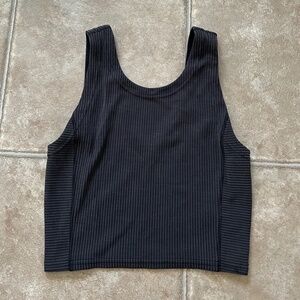 Lululemon Ribbed Softstreme Cropped Tank Top size 2